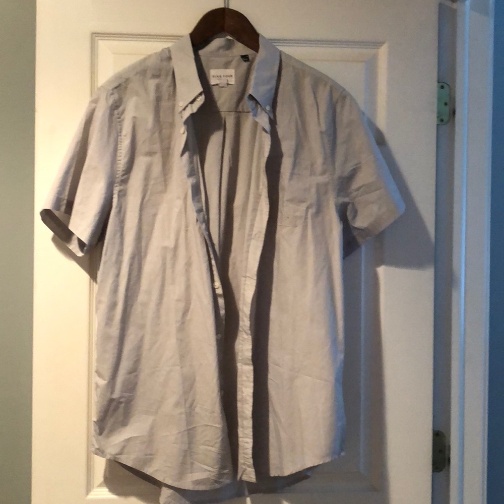 Five four short sleeve button up